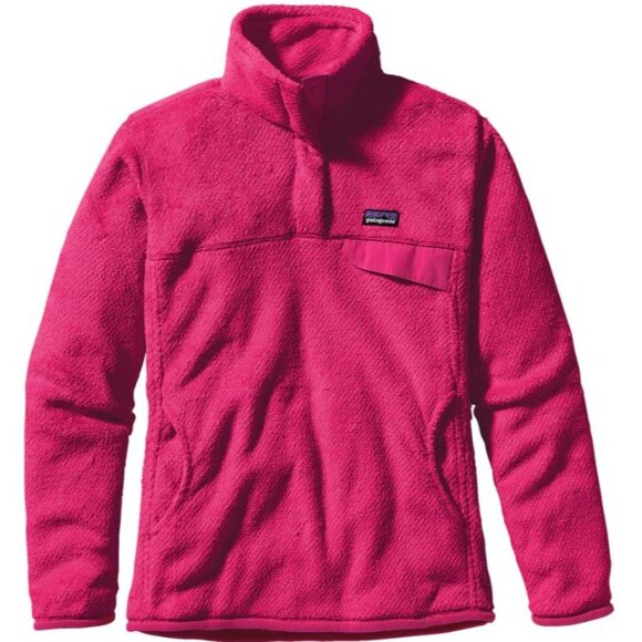 Patagonia Polartech Thermal Pro Re-Tool Snap-T® Pullover, Magenta Women's Medium - Picture 2 of 16
